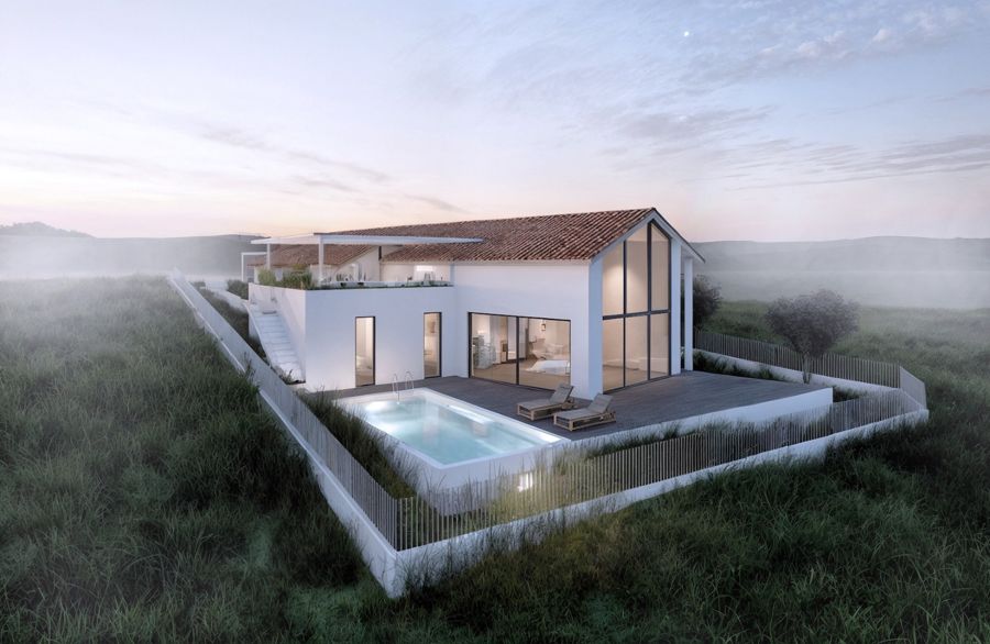 Moradia na Encarnação — Ericeira · Visualização 3D
